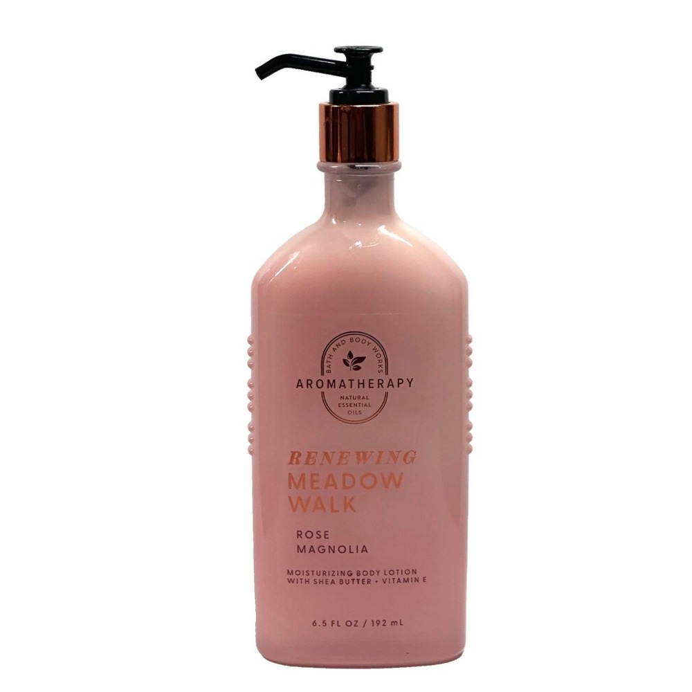 Bath & Body Works Aromatherapy Renewing Meadow Walk Lotion Rose Magnolia 6.5oz